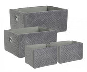 4x Set4 Cesta Averill Gris