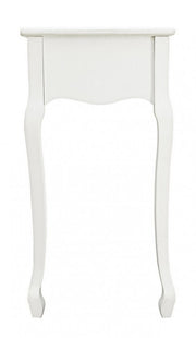 Consola en MDF con dos cajones Bianca CLORINNE 90x40x h78 cm