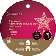 Stella Estable para Árbol de Navidad Micro LED BO L 6 x P 25 x A 27 cm