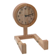 Reloj madera natural 15x22,5x23 cm