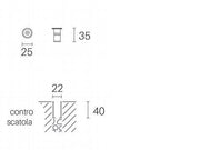 Linea micro acero transitable 1W Led 3000K