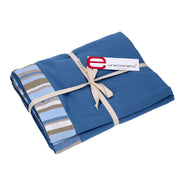 Mantel rayas air force borde azul cm5 hilo teñido cm140x180