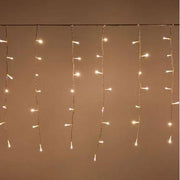 Cortina luz 200 led plastico blanco calido cm450