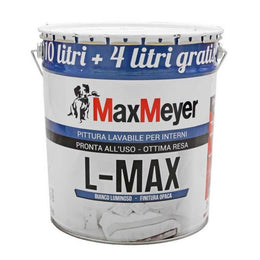 Pintura al agua lavable blanca Max Meyer L MAX 14 litros