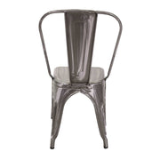 Silla nueva bristol de hierro galvanizado cm51x43h84