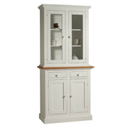 Escaparate 2 puertas lacado blanco shabby chic 95x47x200H