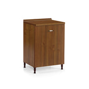 Base de cocina de nogal antiguo 1 puerta Cm 60x50xH 85