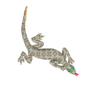 Marioneta lagarto verde cm45x22h5