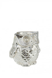 4x Velas de Búho Vt Crackle Oro