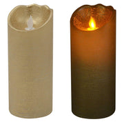 Vela led batería platino cmø8h21,5