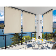 Estor enrollable manual de aluminio Charleston blanco