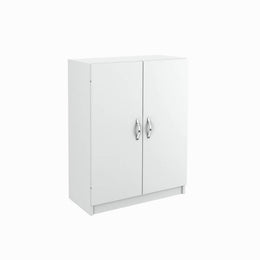 Mueble multiusos 18028 con dos puertas blancas
