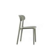 Silla polipropileno gris claro 48x52x77,5h cm