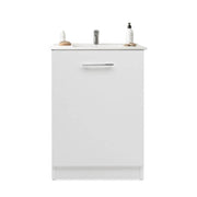 Mueble bajo Solo11 puerta reversible blanca
