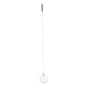 Bola de Navidad Amy transparente Ø15 cm