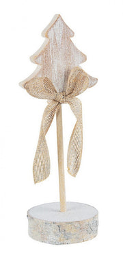 Soporte de Encanto de Pino 6x con Purpurina H30