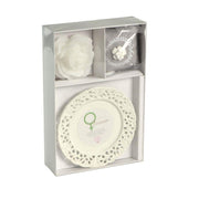 Vela Venus sweet tiq c/platillo rosa cm26x17h4,5 - 8 horas