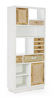 Librería Eloise 3 puertas 3 cajones en madera 180h cm