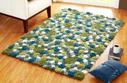 Alfombra floral multicolor moderna 160 x 230 cm