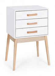Cómoda ORDINARY blanca 3 cajones 68h cm