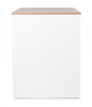 Alberta escritorio con cajonera efecto madera 120x60x75h cm