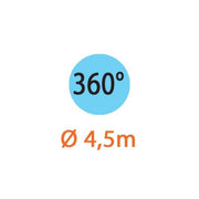 Microaspersor ajustable de 360 grados