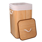 Cesta de bambú natural cm35x35h60