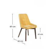 Silla de tela 62cm x 49.5cm x 87cm