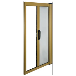 Mosquitera horizontal para puerta de aluminio cm. 160x250 con malla de fibra de vidrio IRS color Bronce