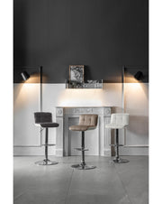 2x Sgabello en similpelle Kurt STS