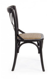 Silla Cross Retro Olmo Negro
