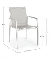 6x Silla C-Br Hilla White Cloud Ld30 -