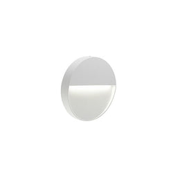 Paso marca 3W Led 4000K geo linea blanca redonda