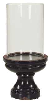 Candelabro maxi azul con cristal dc-1029 Øcm. 22h43