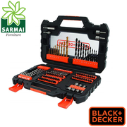 Juego de 104 puntas e insertos <strong>Black and Decker</strong>