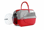 Transportador Tour Bordeaux 52x33 cm - Ideal para Perros Pequeños, Gatos y Conejos