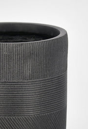 Set3 Florero Rigo A Antracita Alto