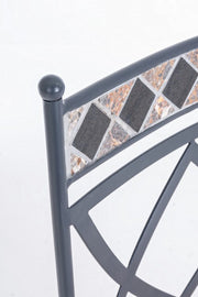 Silla Berkley de metal para exterior
