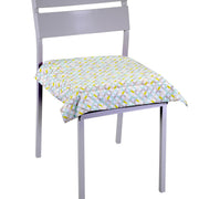 Cojín para silla óptico cuadrado verde claro cm40x40h4