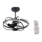 LED Candelier con ventilador y control remoto 86 cm