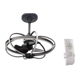 LED Candelier con ventilador y control remoto 86 cm