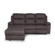 Sofá con península izquierda Chicago ranger 01 con sillón reclinable 222x166x100