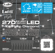 Ice Light 270 MiniLED MultiFLASH 504xH96cm Luces navideñas