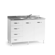 mueble para debajo del fregadero blanco 2 puertas c - SX cómoda 120x50xH 85 cm
