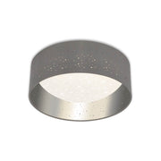 Lámpara de techo LED Stea Scello, Ø 32 cm, 12 W, gris plateado