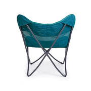 Silla de mar plegable de textilene verde agua MARIPOSA GABICCE 77,5x81x h89 cm