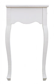 Consola 2 cajones en madera blanca Blanc 80 x 40 x 75 cm