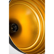 Lámpara de suspensión Leda ASZ1338 en metal negro