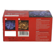 Luz de alambre 150 LED blanco cálido luz fija cm300 al. uso externo fijo