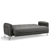 Sofá cama de tres plazas en tejido CROWN Gris 215x94x h98 cm